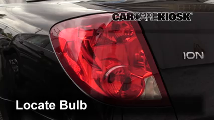 2006 Saturn Ion-3 2.2L 4 Cyl. Coupe Lights Brake Light (replace bulb)